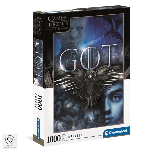 Clementoni Puzzle - 1000 brikker GAMES OF THRONES