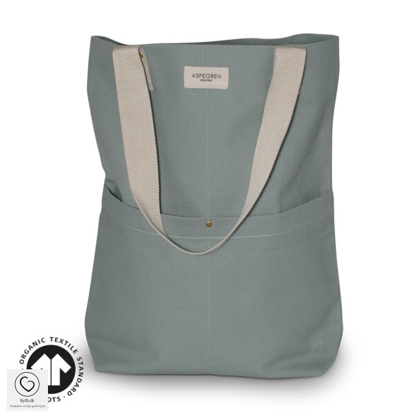 Aspegren Kanvas taske, model Mano Granite Green