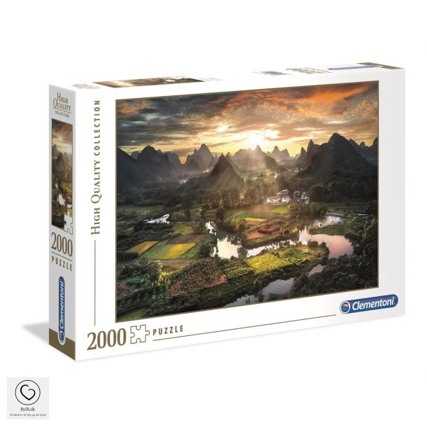 Clementoni Puzzle - 2000 brikker VIEW OF CHINA