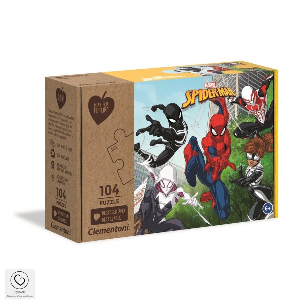 Clementoni Puzzle - 104 brikker MARVEL SPIDERMAN 