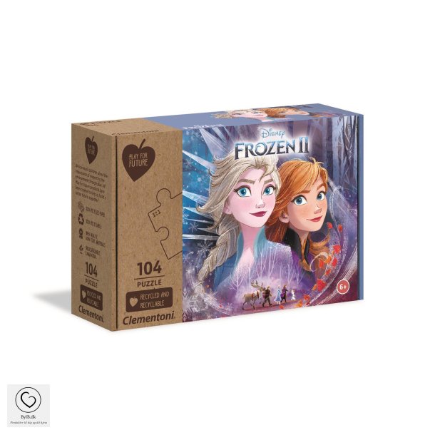 Clementoni Puzzle - 104 brikker DISNEY FROZEN II