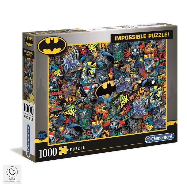 Clementoni Impossible Puzzle - 1000 brikker BATMAN