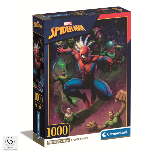 Clementoni Puzzle - 1000 brikker SPIDERMAN