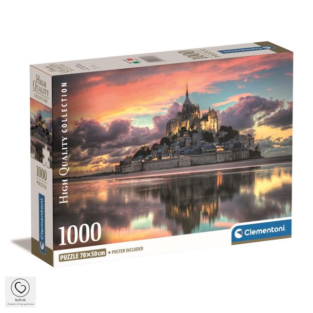 Clementoni Puzzle - 1000 brikker LE MAGNIFIQUE MONT SAINT-MICHEL