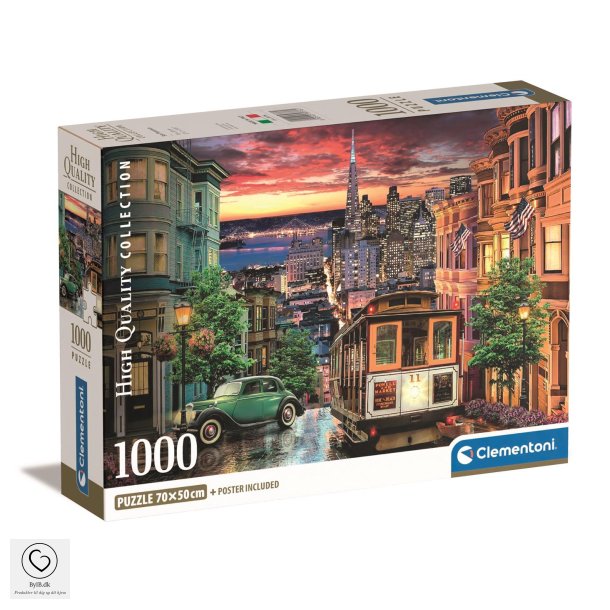 Clementoni Puzzle - 1000 brikker SAN FRANCISCO