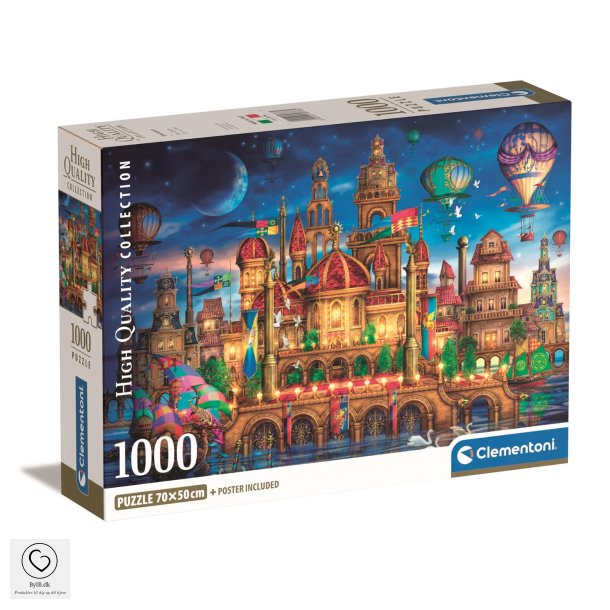 Clementoni Puzzle - 1000 brikker DOWNTOWN